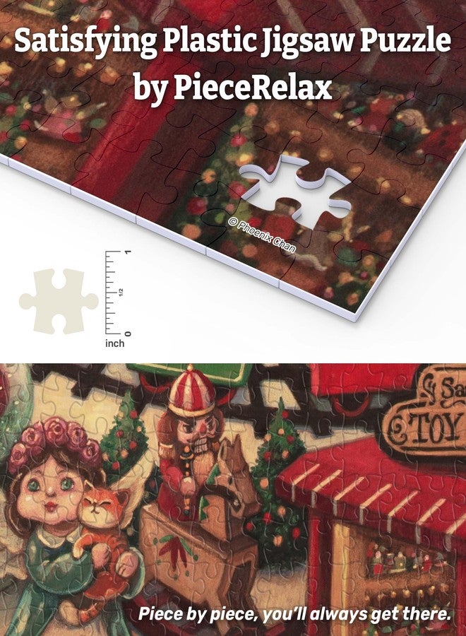 PieceRelax Plastic Jigsaw Puzzle for Adults 1000 Pieces - Phoenix Chan - Christmas Eve Gift - 25.2 X 18.9 Inches, Most Satisfying Table Games, No Glue Needed [U1035] - Image 2